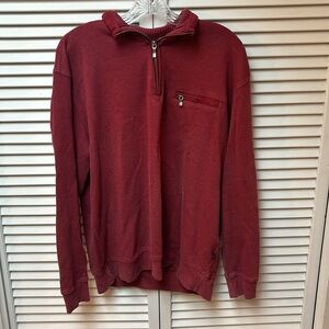 Bison quarter zip thick shirt